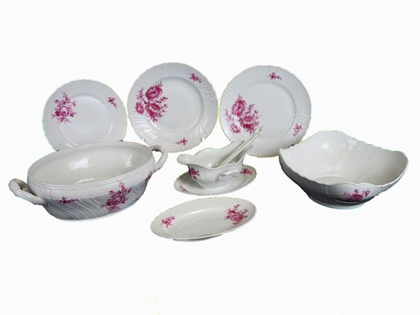 Porcelain Dish Set  (Richard Ginori, Massa Lombarda Model)  - Auction An antique casale: Furniture and Collections - I - II - Maison Bibelot - Casa d'Aste Firenze - Milano