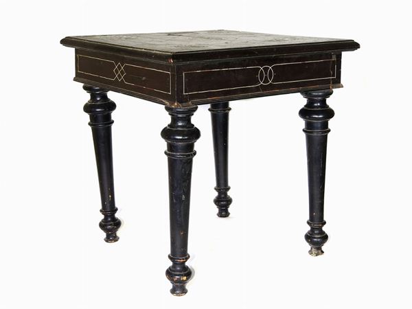 Ebonized Wooden Table