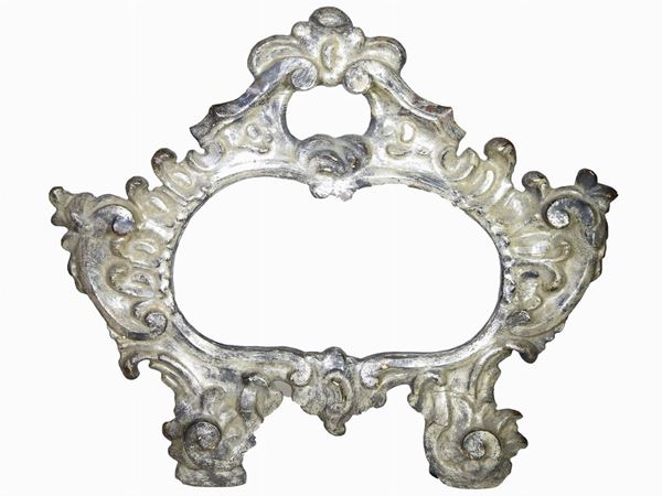 Silvered Wooden Altar Card  (18th Century)  - Auction An antique casale: Furniture and Collections - II - III - Maison Bibelot - Casa d'Aste Firenze - Milano