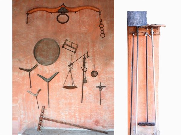 Lot of Old Tools  - Auction An antique casale: Furniture and Collections - I - II - Maison Bibelot - Casa d'Aste Firenze - Milano