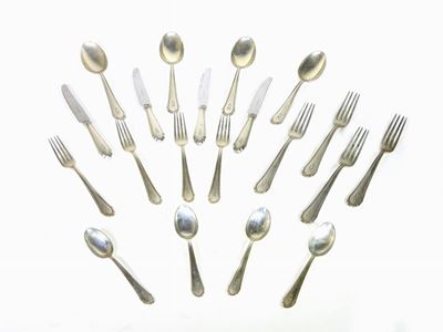 Parte di Servito di Posate in Argento