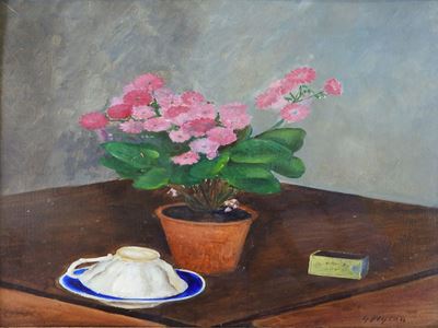 Natura Morta con Pianta e Tazzina 1931