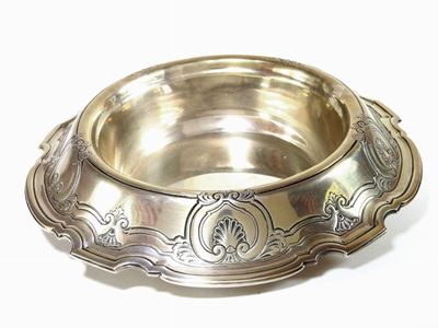 Coppa Centrotavola Rotonda in Argento Sterling