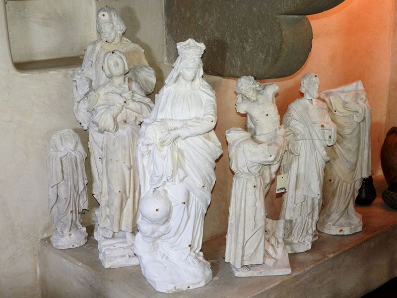 Lotto di Modelli in Gesso