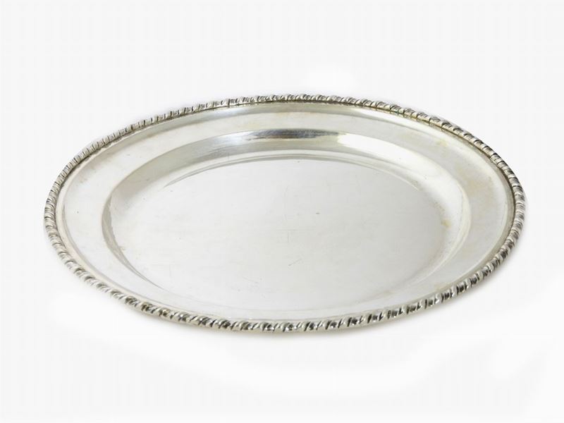 Vassoio Rotondo in Argento