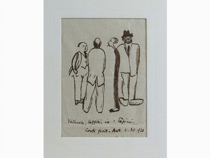 Primo Conti - Vallecchi, Soffici, Io e Papini 1920