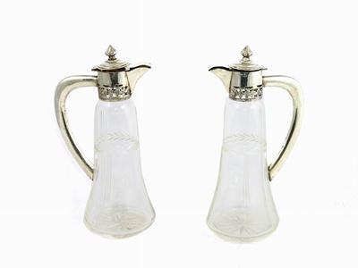Coppia di Caraffe in Vetro