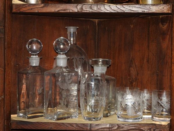 Crystal and Glass Lot  - Auction An antique casale: Furniture and Collections - I - II - Maison Bibelot - Casa d'Aste Firenze - Milano