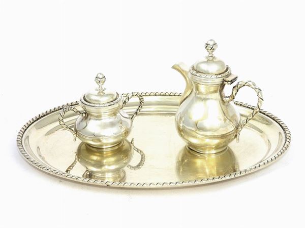 Silver Solitaire Coffee Set