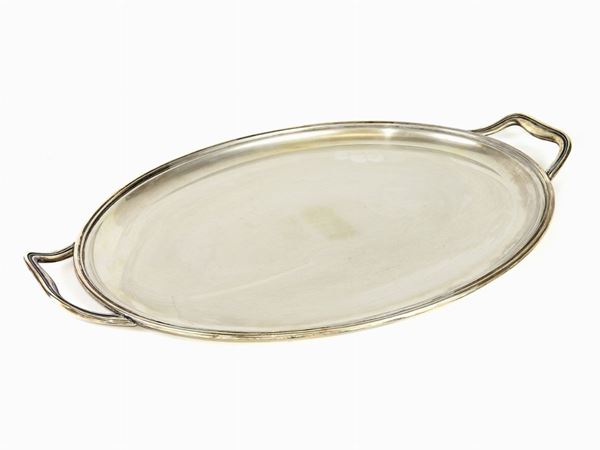 Oval Silver Tray  - Auction An antique casale: Furniture and Collections - II - III - Maison Bibelot - Casa d'Aste Firenze - Milano