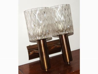 Serie di Tre Appliques in Ottone
