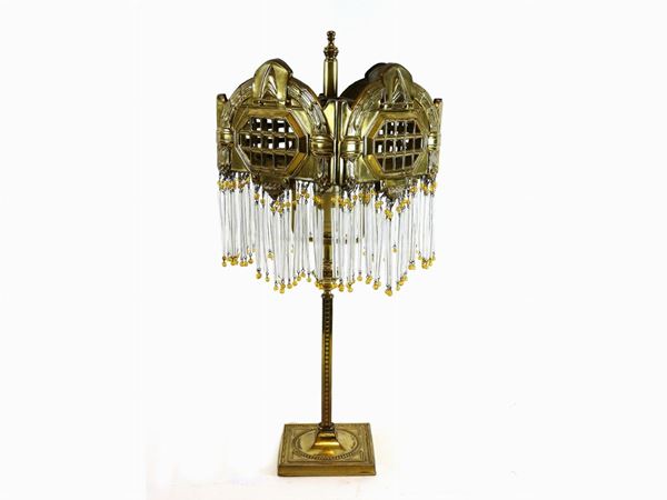 Gilded Tole Table Lamp  (1930-40s)  - Auction An antique casale: Furniture and Collections - II - III - Maison Bibelot - Casa d'Aste Firenze - Milano
