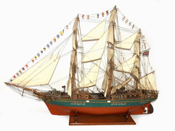 Lacquered Metal Model of a Sailing Ship  - Auction An antique casale: Furniture and Collections - II - III - Maison Bibelot - Casa d'Aste Firenze - Milano