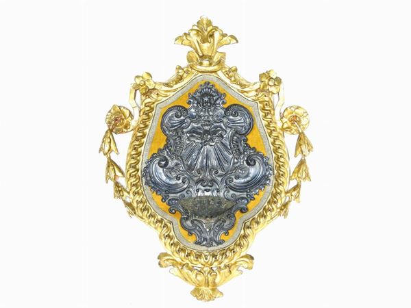 Acquasantiera pensile in argento  (Firenze, 1721-1722)  - Asta Un antico casale: arredi e collezioni - II - III - Maison Bibelot - Casa d'Aste Firenze - Milano