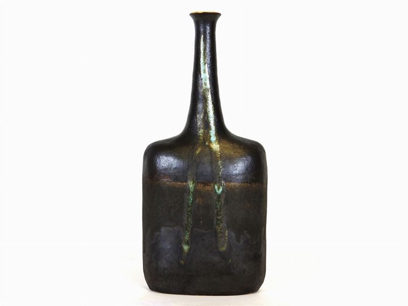 Bruno Gambone - Vaso in Terracotta Smaltata