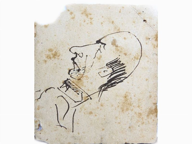 Antonio Baldini - Caricatura di Ardengo Soffici