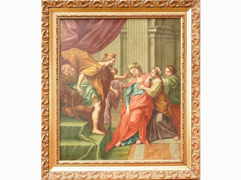 Scuola Emiliana della Fine del XVIII Secolo - Ester e Assuero