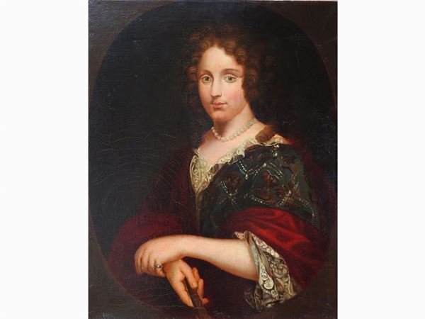 Portrait of a Lady  (19th Century)  - Auction Modern and Contemporary Art /   An antique casale in Settignano: Paintings - I - Maison Bibelot - Casa d'Aste Firenze - Milano