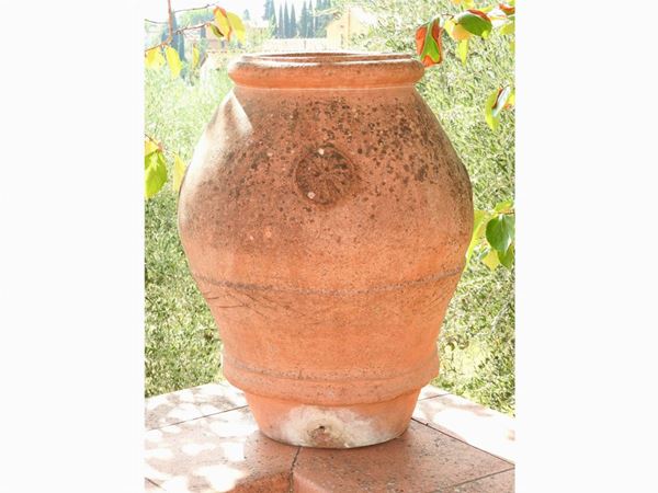 Old Tuscan Terracotta Pot