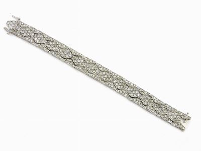 Bracciale in Oro Bianco con Diamanti