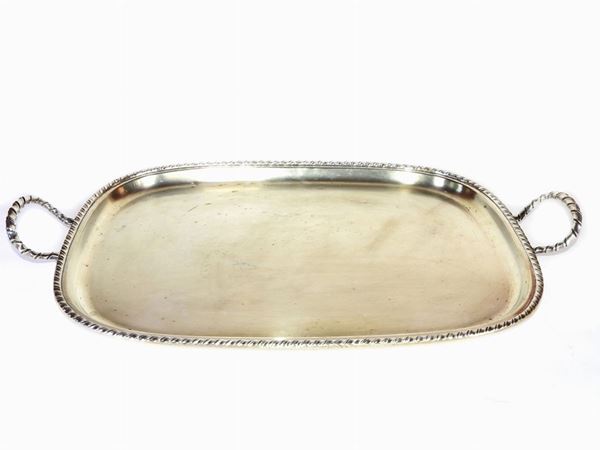 Silver Handled Tray