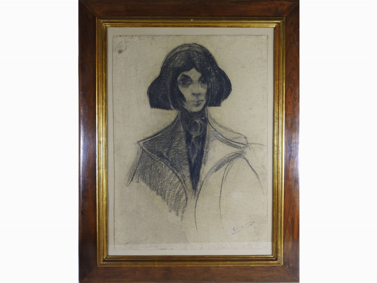 Lorenzo Viani - Ritratto di Parigina (1909 Circa)