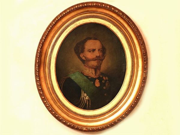 Portrait of Franz Joseph I of Austria and Portrait of Vittorio Emanuele II