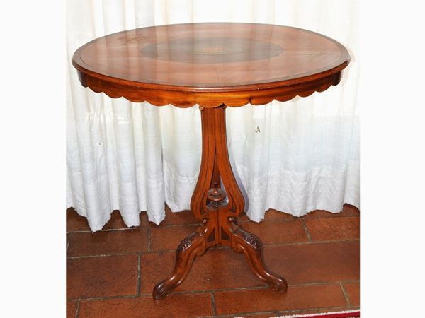 Oval Cherrywood Coffee Table
