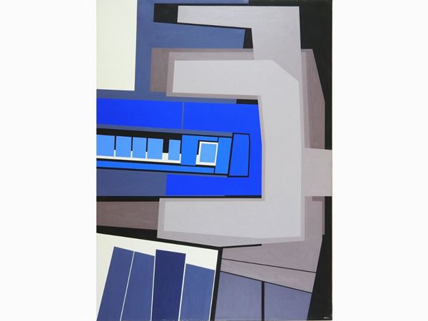 Gualtiero Nativi : Exodus n 3 1972  ((1921-1999))  - Auction Modern and Contemporary Art /   An antique casale in Settignano: Paintings - I - Maison Bibelot - Casa d'Aste Firenze - Milano