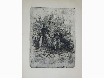 Diego Martelli e i Suoi Cani (1885 Circa)