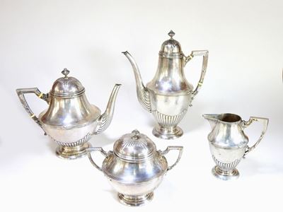 Servito da Te e Caffè in Argento