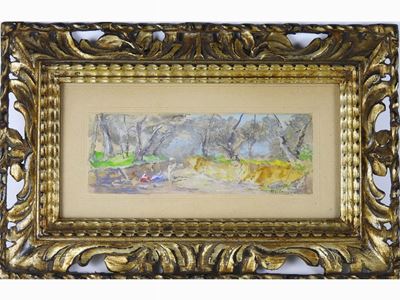 Paesaggio Campestre con Figure