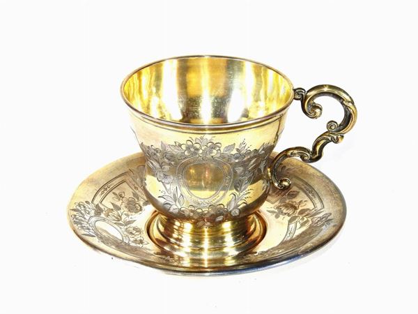 Silver Cup  (Etienne Courtois, VFrance, mid of 19th Century)  - Auction An antique casale: Furniture and Collections - II - III - Maison Bibelot - Casa d'Aste Firenze - Milano