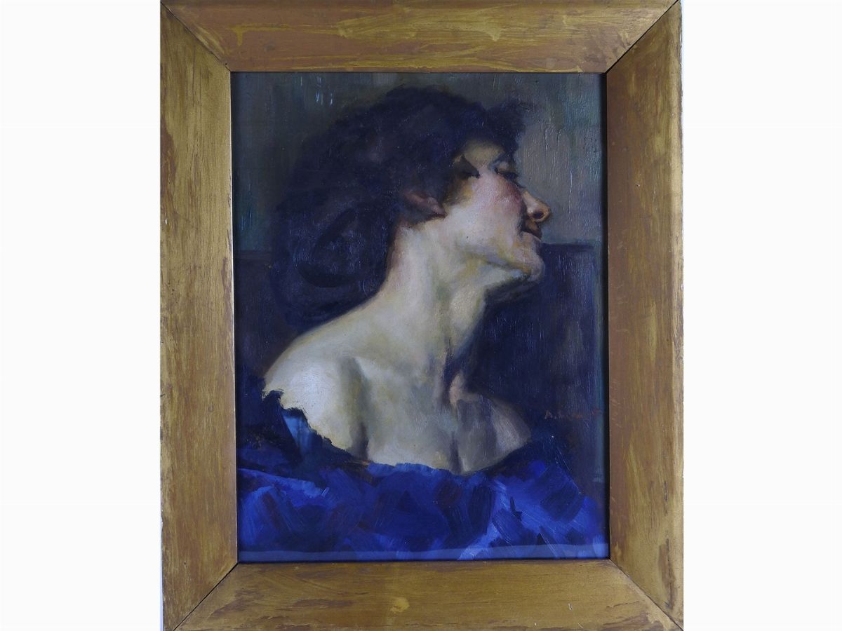 Ernesto Alcide Campestrini - Ritratto di Eleonora Duse