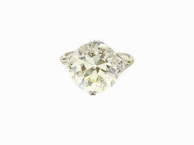 Anello Solitario in Platino