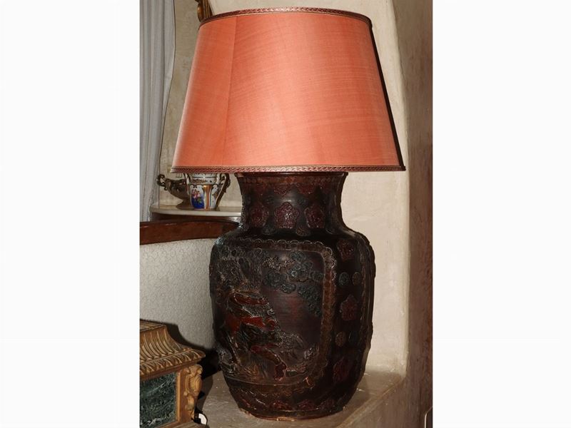 Vaso in Terracotta Laccata