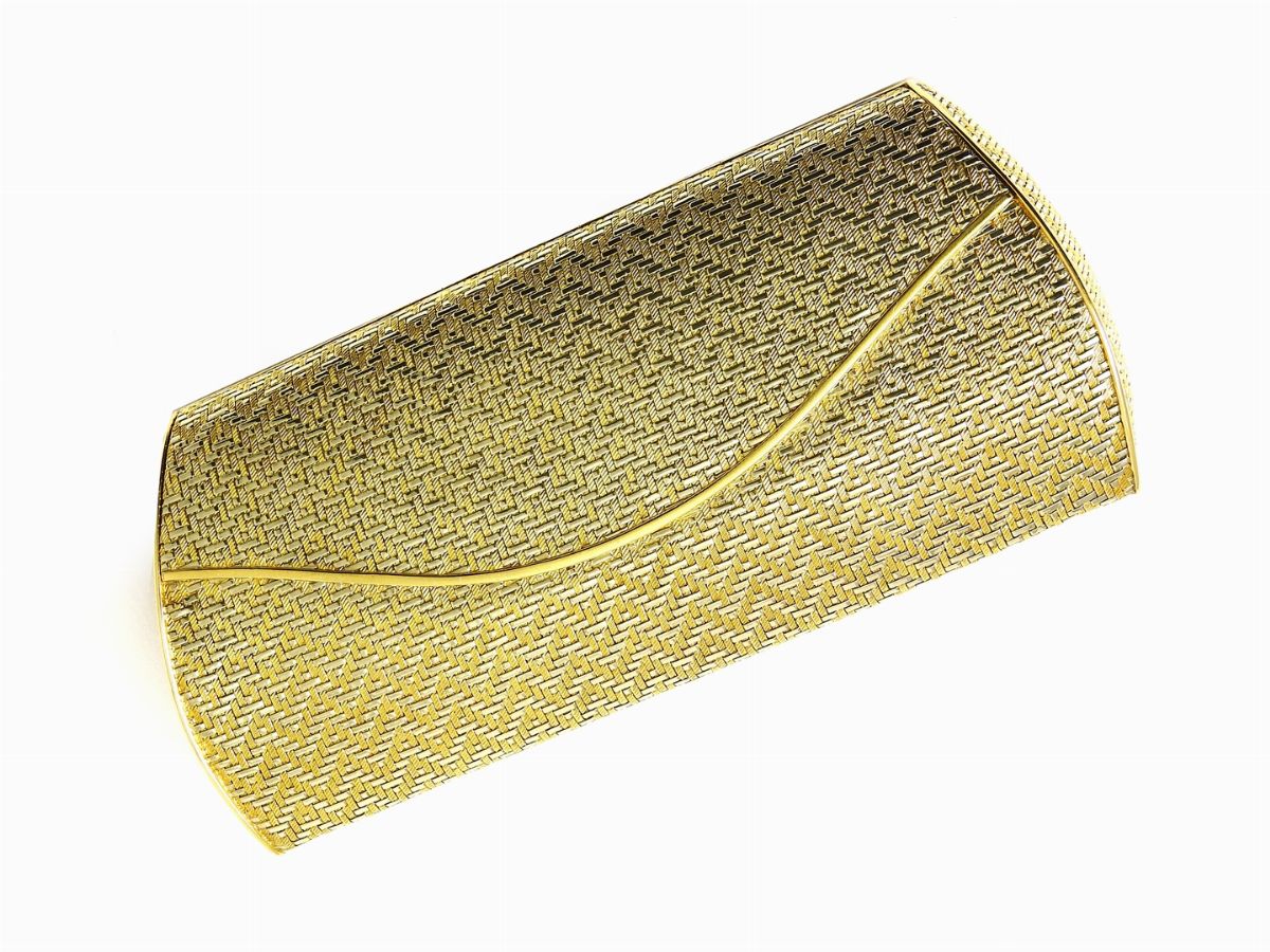 Borsetta in Oro Giallo e Bianco