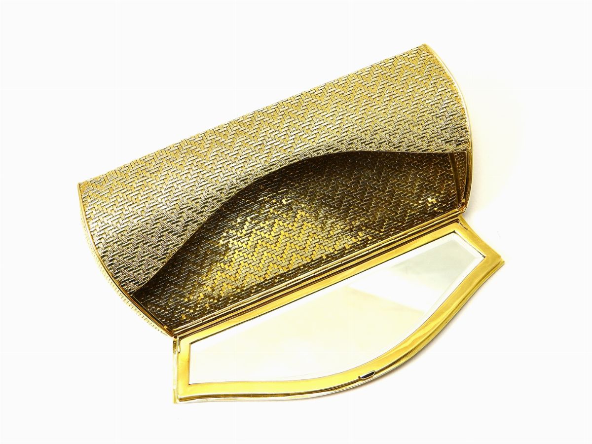 Borsetta in Oro Giallo e Bianco