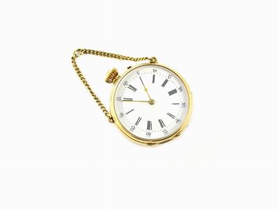 Orologio da Tasca in Oro Giallo Modificato a Pendente