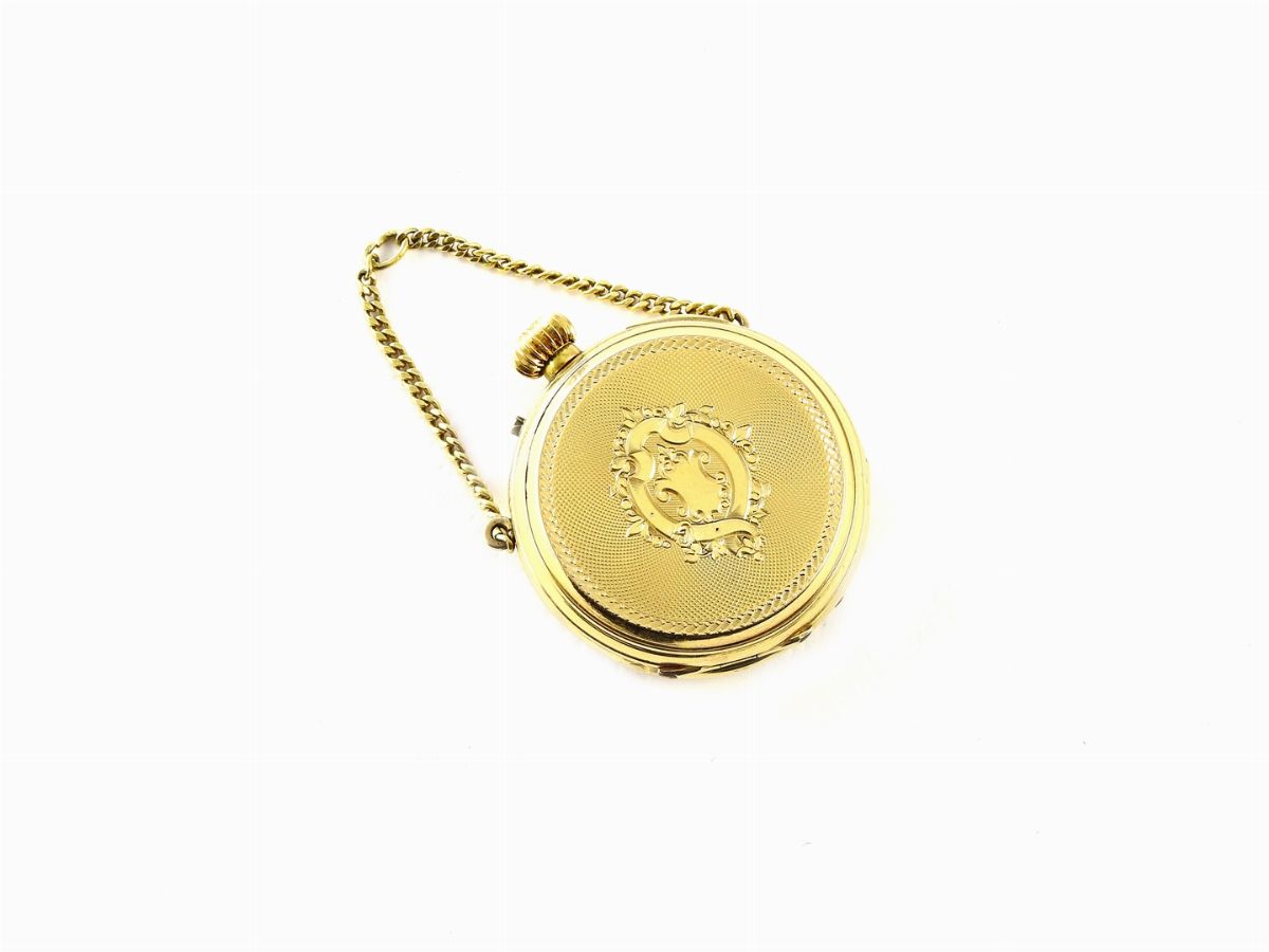 Orologio da Tasca in Oro Giallo Modificato a Pendente