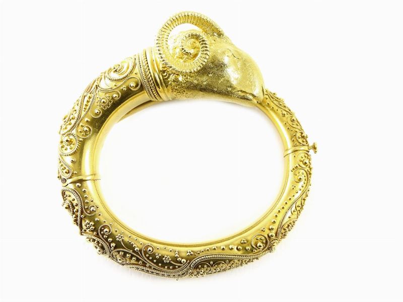 Bracciale Animalier in Oro Giallo