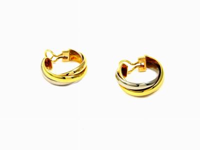 Orecchini in Oro a Tre Colori