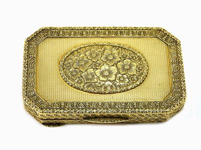 Tabacchiera in Oro Giallo
