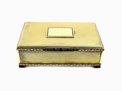 Scatola in Oro Giallo e Onice