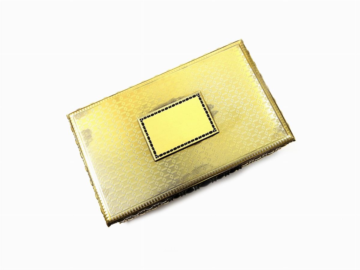 Scatola in Oro Giallo e Onice