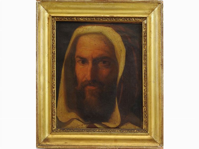 Scuola Francese del XIX Secolo - Volto Maschile