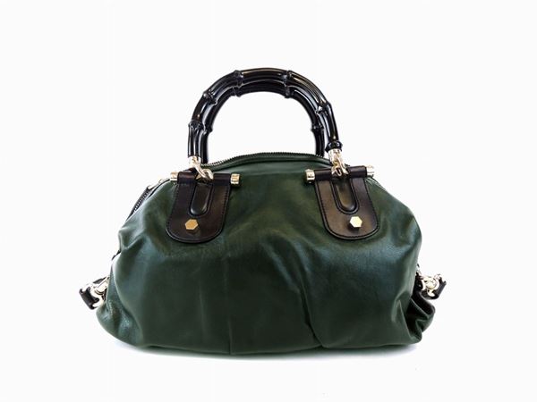 Gucci Dark Green leather handbag