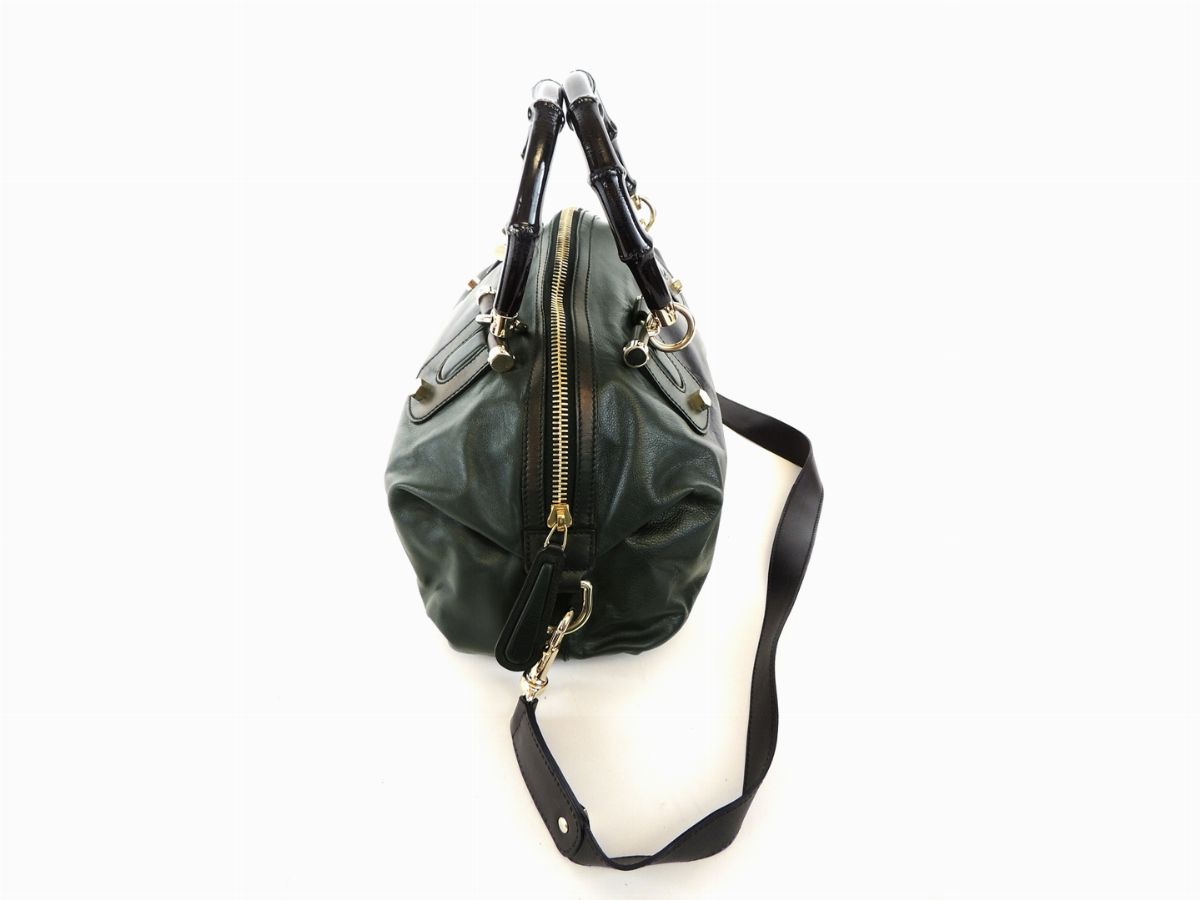 Borsa a Mano Gucci in Pelle Verde