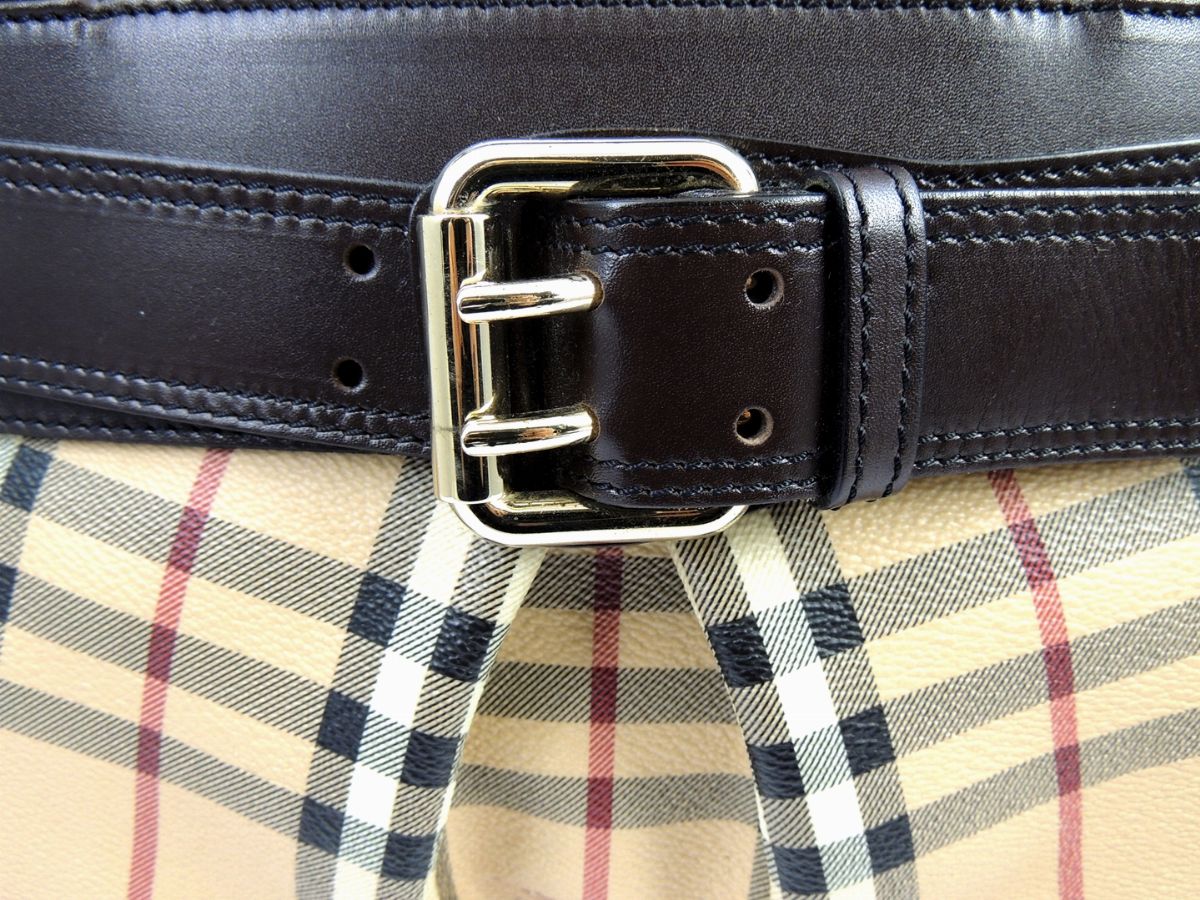 Borsa a Mano Burberry in Tela e Pelle