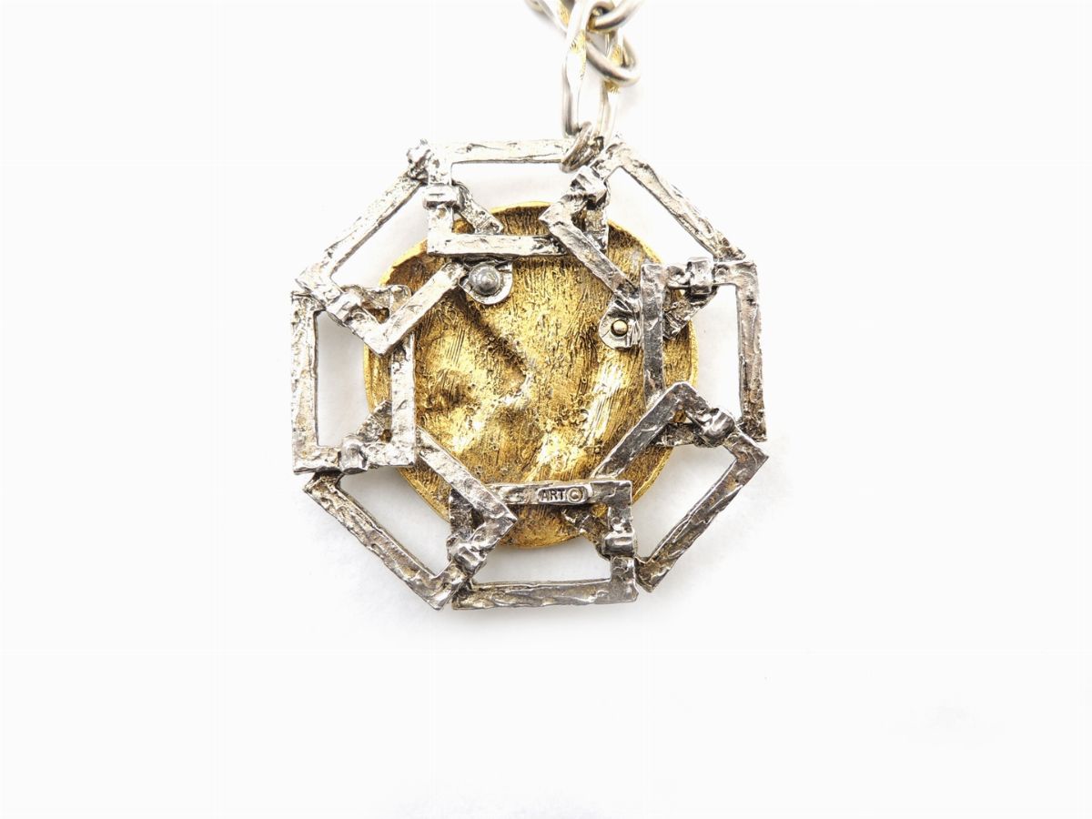 Collana Art in Metallo Dorato